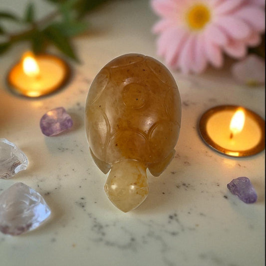 Yellow Aventurine Turtle