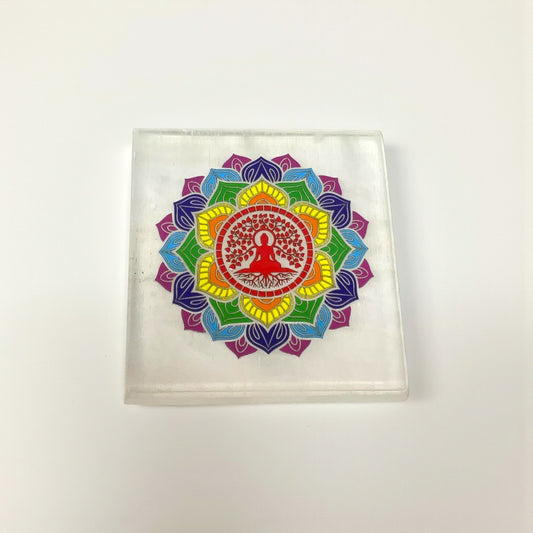 Selenite Square Charging Plate