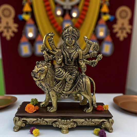 Brass Durga Maa