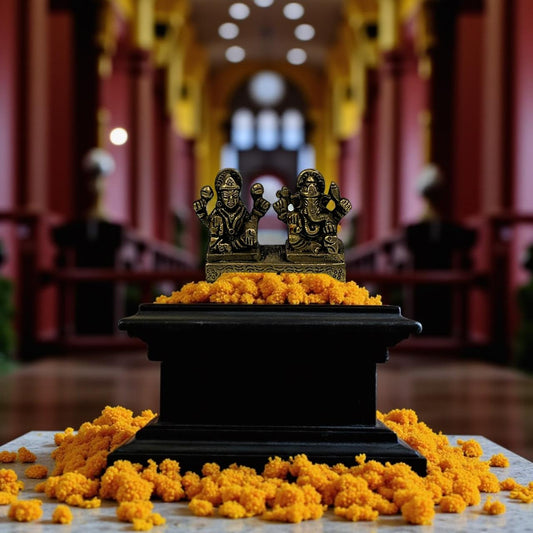 Brass Laxmi-Ganesh ji