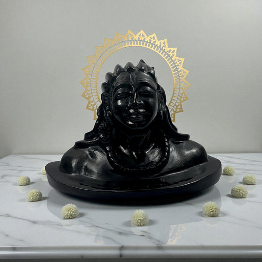 Black Obsidian Shiva