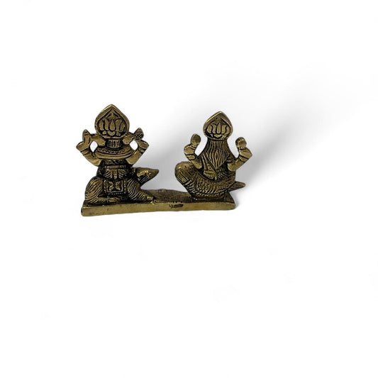 Brass Laxmi-Ganesh ji