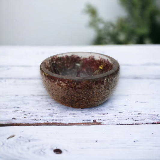 Orgone Garnet Crystal Bowl - 6.99 cm