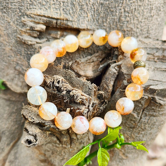 Natural Citrine  Bracelet, Gemstone Bracelet for Unisex