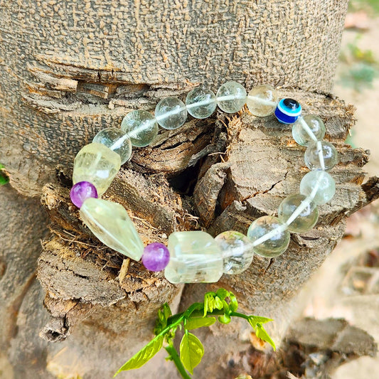 Natural Green Ametyst  Bracelet, Gemstone Bracelet for Unisex