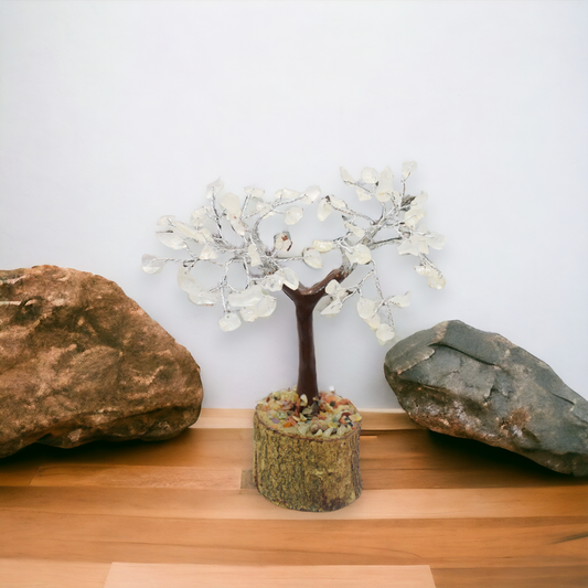 Clear Quartz Crystal Tree 60 Beads (Harmony & Energy)