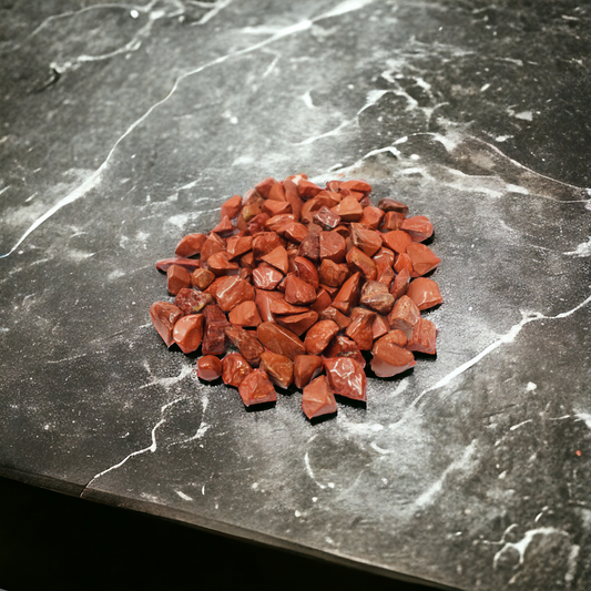 Natural Red Jasper Crystal Chips