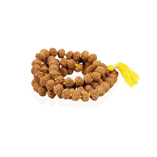 10 Mukhi Nepali Rudraksha Mala 54+1 Beads (14mm)