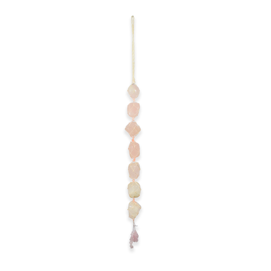 Rose Quartz Tumble Stones For Car Hanging & Door Hanging