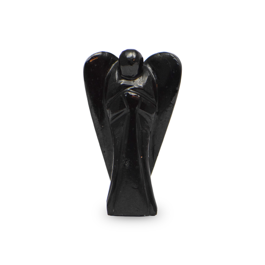 2" Natural Black Tourmaline Angel