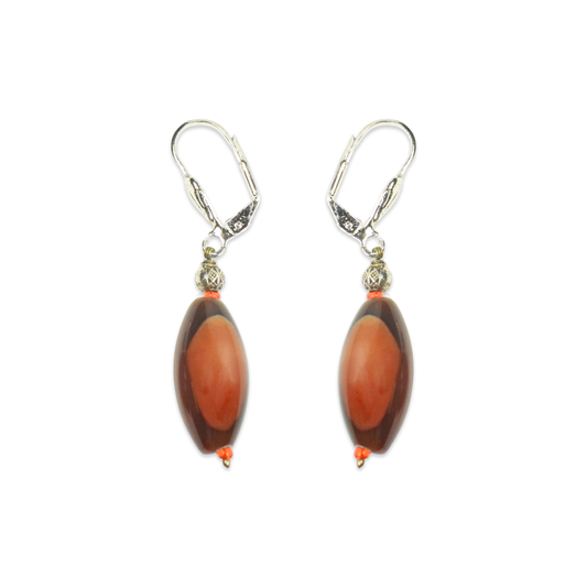 Carnelian Drop Dangle Earrings