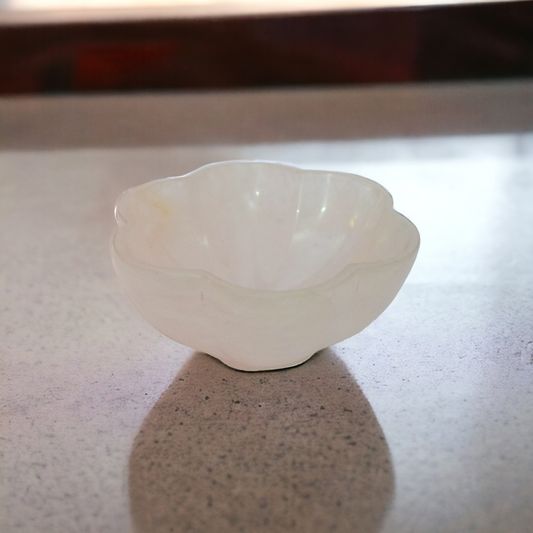 3.5" Rose Quartz Crystal Bowl