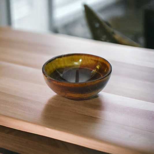 2" Tiger Eye  Crystal Bowl