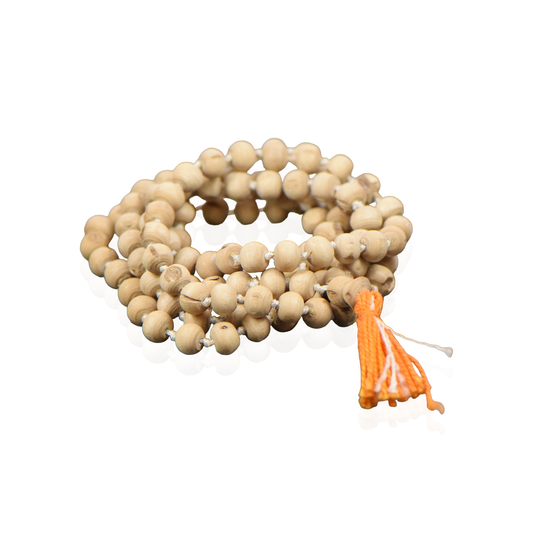 30" Tulsi Mala Kanth / Japa Mala 108+1 Beads (8mm)