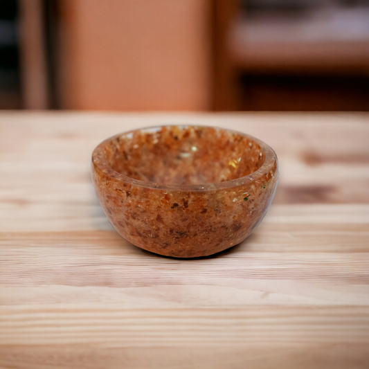 2.75" Orgone Carnelian Crystal Bowl