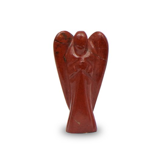 2" Natural Red Jasper Angel