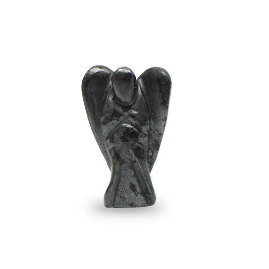 1" Natural hematite Angel