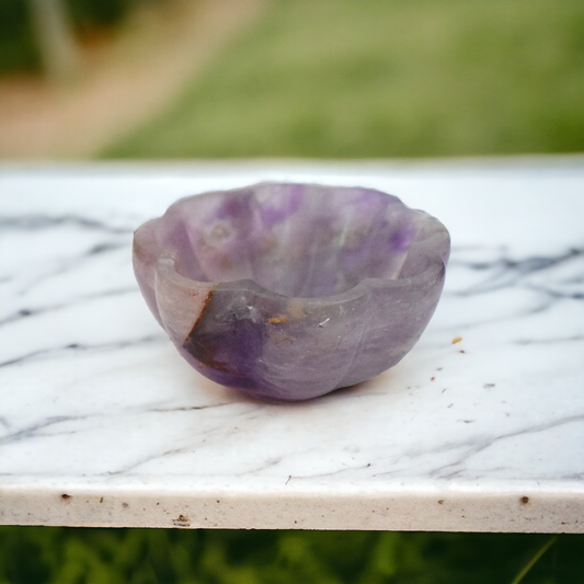 4" Amethyst Crystal Bowl