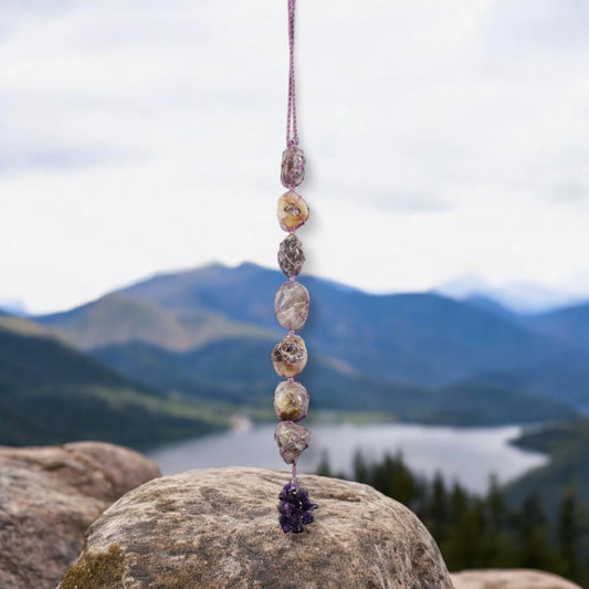 Amethyst Tumble Stones For Car Hanging & Door Hanging