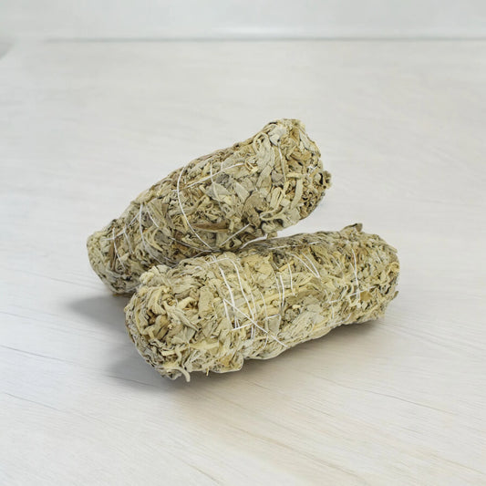 8" Natural Indian White Sage Smudge Sticks