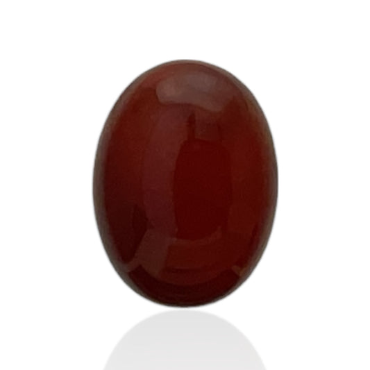 Carnelian Oval Cabachon - 18.7 Carat