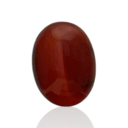 Carnelian Oval Cabachon - 17.6 Carat