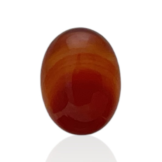 Carnelian Oval Cabachon - 18.1 Carat
