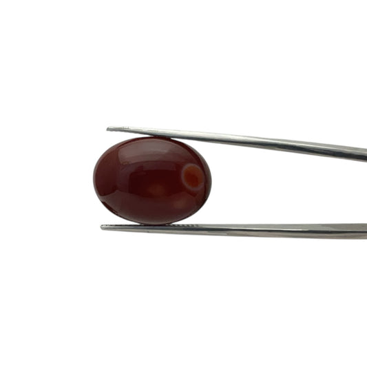 Carnelian Oval Cabachon - 17.5 Carat