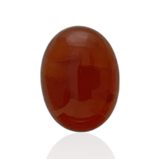 Carnelian Oval Cabachon - 17.7 Carat