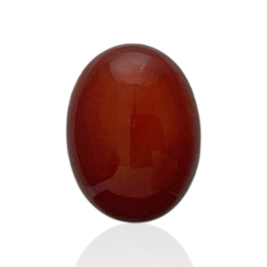 Carnelian Oval Cabachon - 17.3 Carat