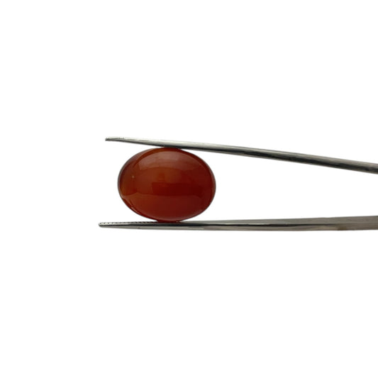 Carnelian Oval Cabachon - 17.8 Carat
