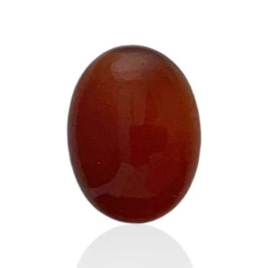 Carnelian Oval Cabachon - 17.8 Carat