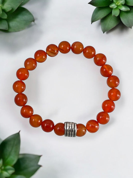 Carnelian Bracelet 8 mm