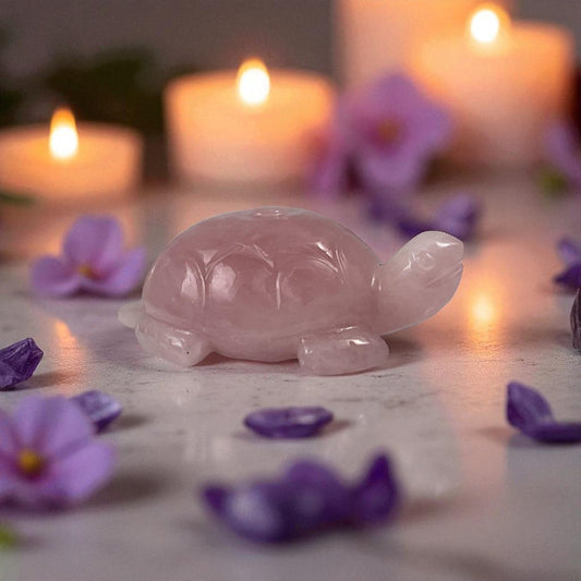 Rose Quartz Turtle