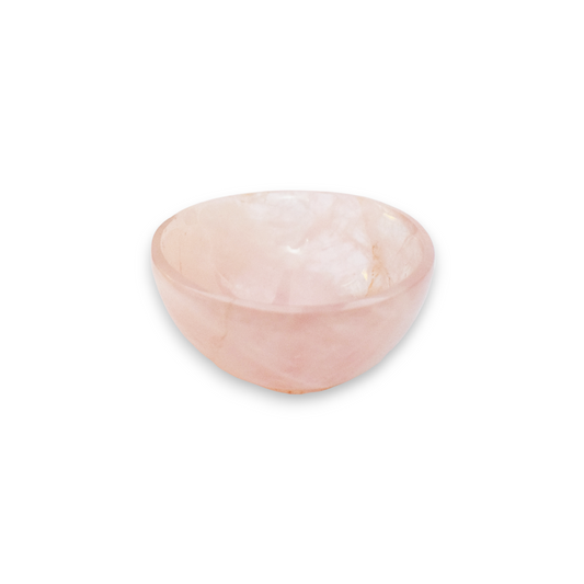 3" Rose Quartz Crystal Bowl