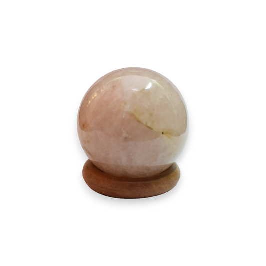 Rose Quartz Crystal Sphere Ball - Rekhi / Healing / Energy . (180 - 190) gm