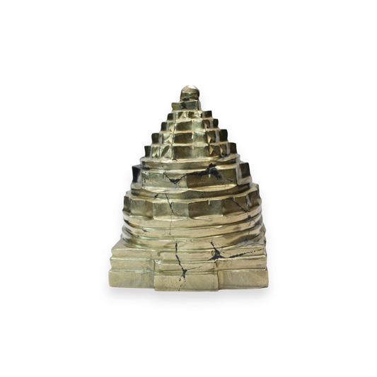 3 " Pyrite Shree Yantra 750-760 Gm Shree Yantra For  Home Décoration