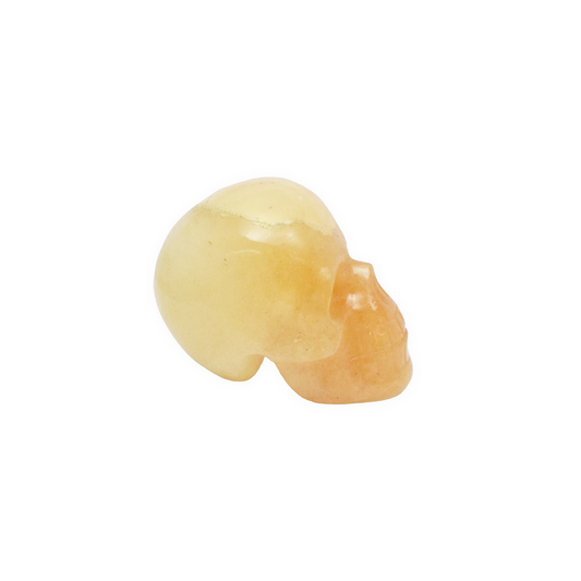 Natural Citrine Crystal Skull Showpiece - 7.62 cm Handcrafted Showpiece (600 Gram)