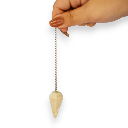 Peach Moonstone Dowser/Pendulum