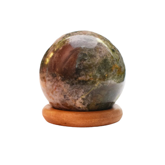 BloodStone Crystal Sphere Ball - Rekhi / Healing / Energy . (180 - 190) gm