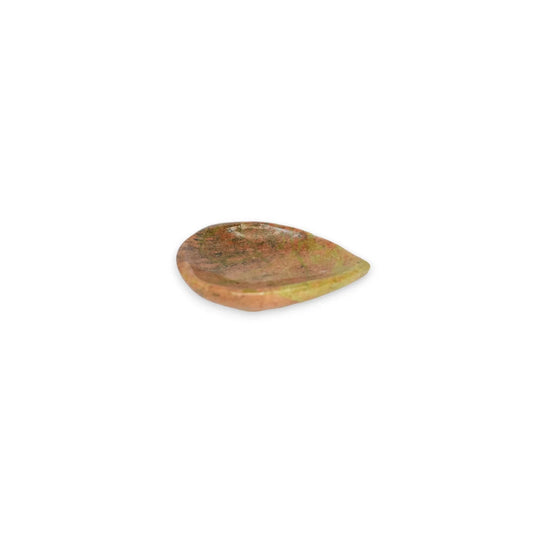 Natural Unakite Crystal Deepak(Diya) Perfect For Gift Diya