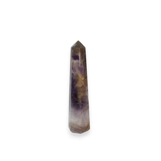 3.5" Natural Amethyst Pencil Crystal Wand For Reiki