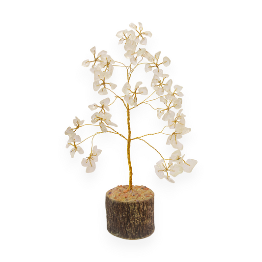 White Quartz Crystal Tree 100 Beads (Harmony & Calmness)