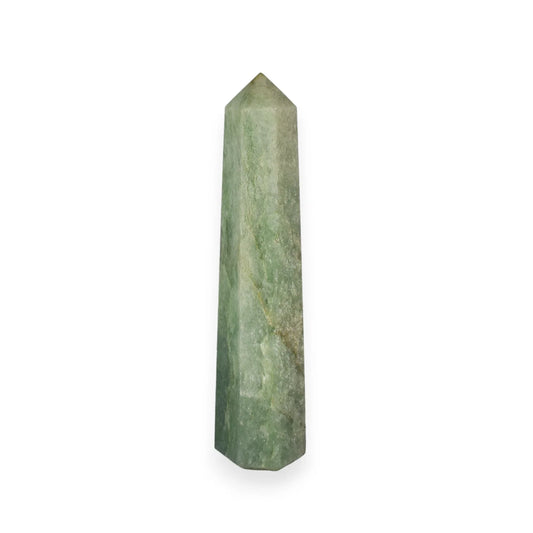 3.8" Natural Green Aventurine Pencil Crystal Wand For Reiki