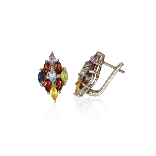 Paisley 92.5 Sliver Earrings