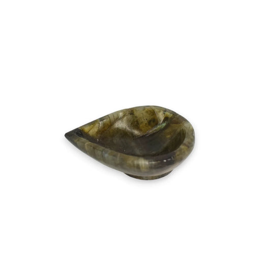 Natural Labradorite Crystal Deepak(Diya) Perfect For Gift Diya