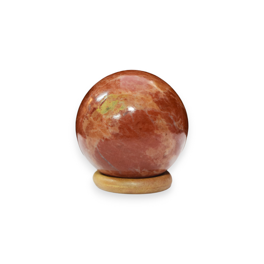 Red Jasper Crystal Sphere Ball - Rekhi / Healing / Energy . (365 - 375) gm