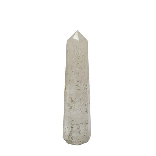 3.5" Natural Clear Quartz Pencil Crystal Wand For Reiki