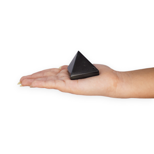 1.8" Natural Black Tourmaline Pyramid Crystal Stone for Reiki and Crystal Healing Stone Pyramids (90 gm)