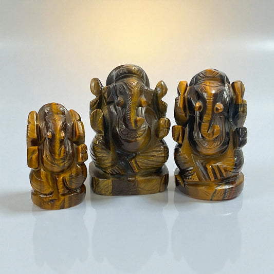 Tiger eye Ganesha